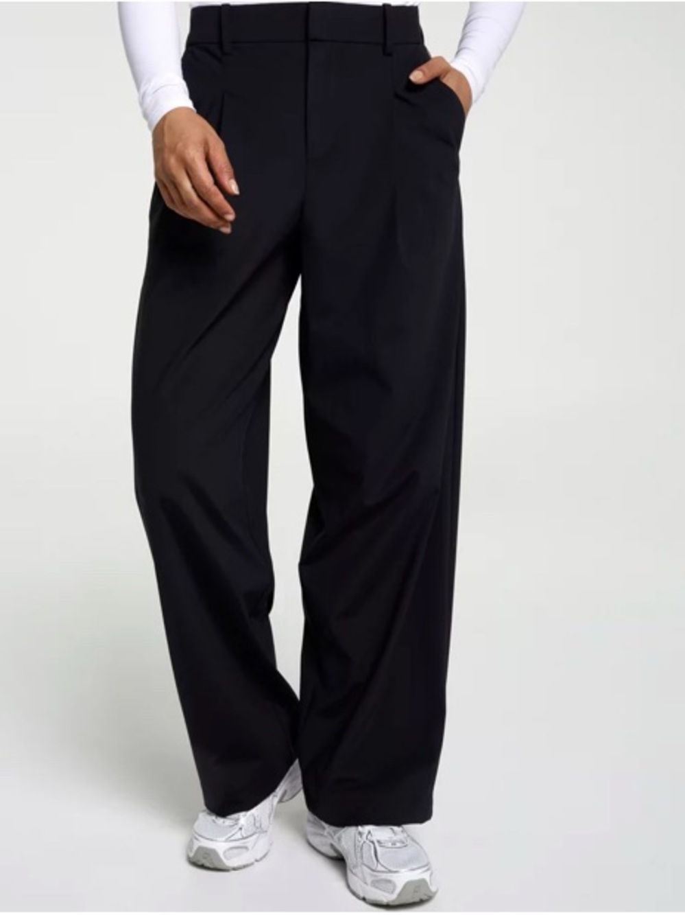NWT CALIA Women's Effortless TrueFlex Wide Leg Pant XL black